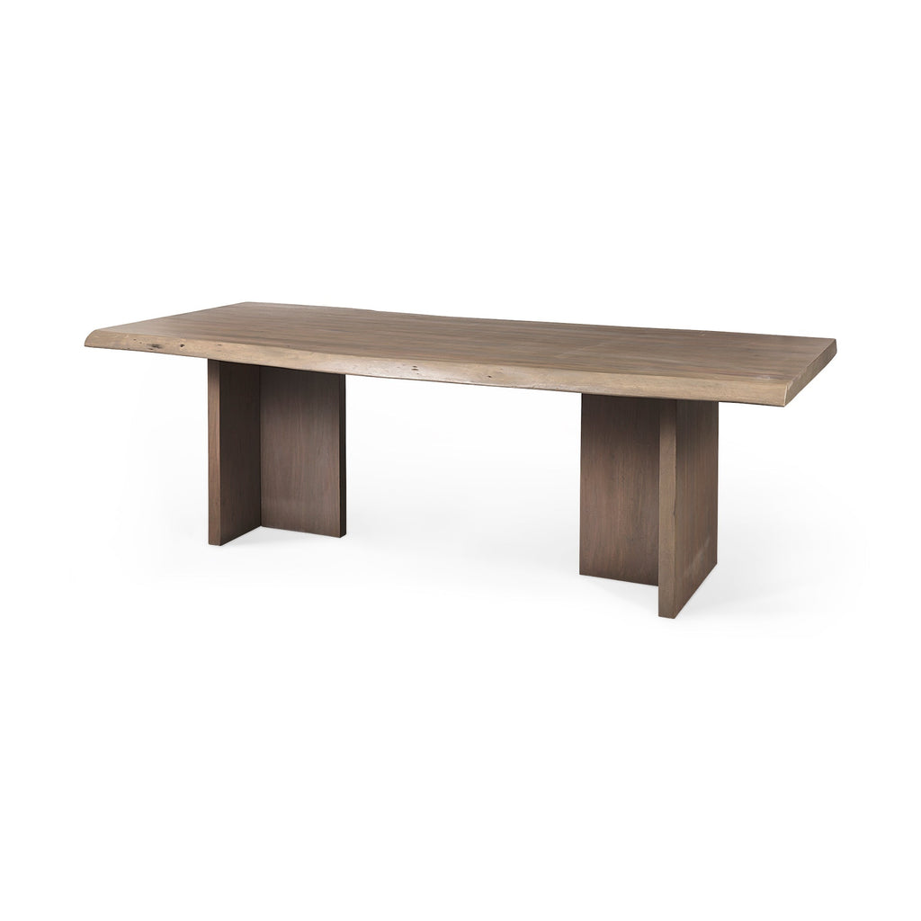 Mercana Konstantin 94" x 40" x 30" Solid Wood Dining Table