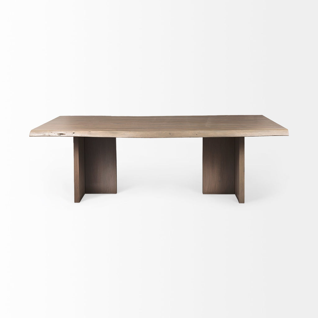 Mercana Konstantin 94" x 40" x 30" Solid Wood Dining Table