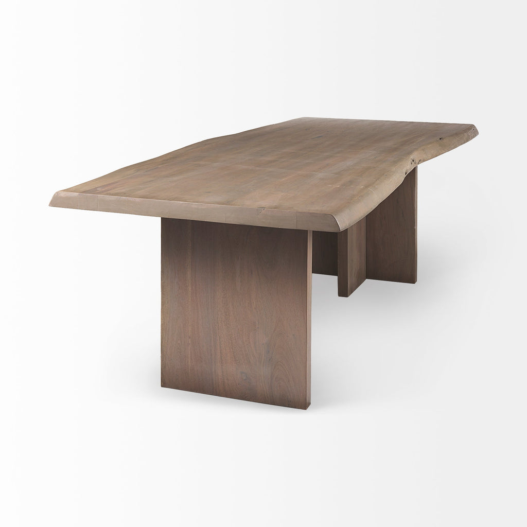 Mercana Konstantin 94" x 40" x 30" Solid Wood Dining Table