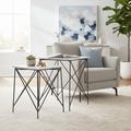 Mercana Lorlei 20" x 20" x 24" Stone Side Table