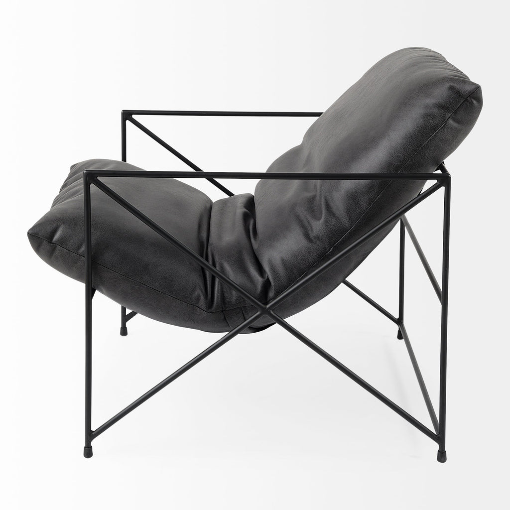Mercana Leonidas 29.5" x 28.3" x 35.4" Fabric Side Chair