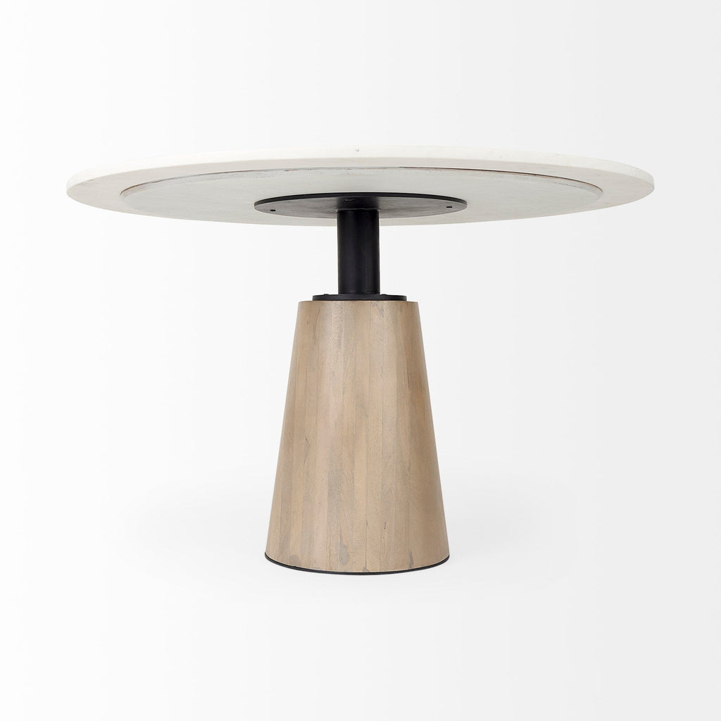 Mercana Maxwell 48" x 48" x 30" Solid Wood Dining Table
