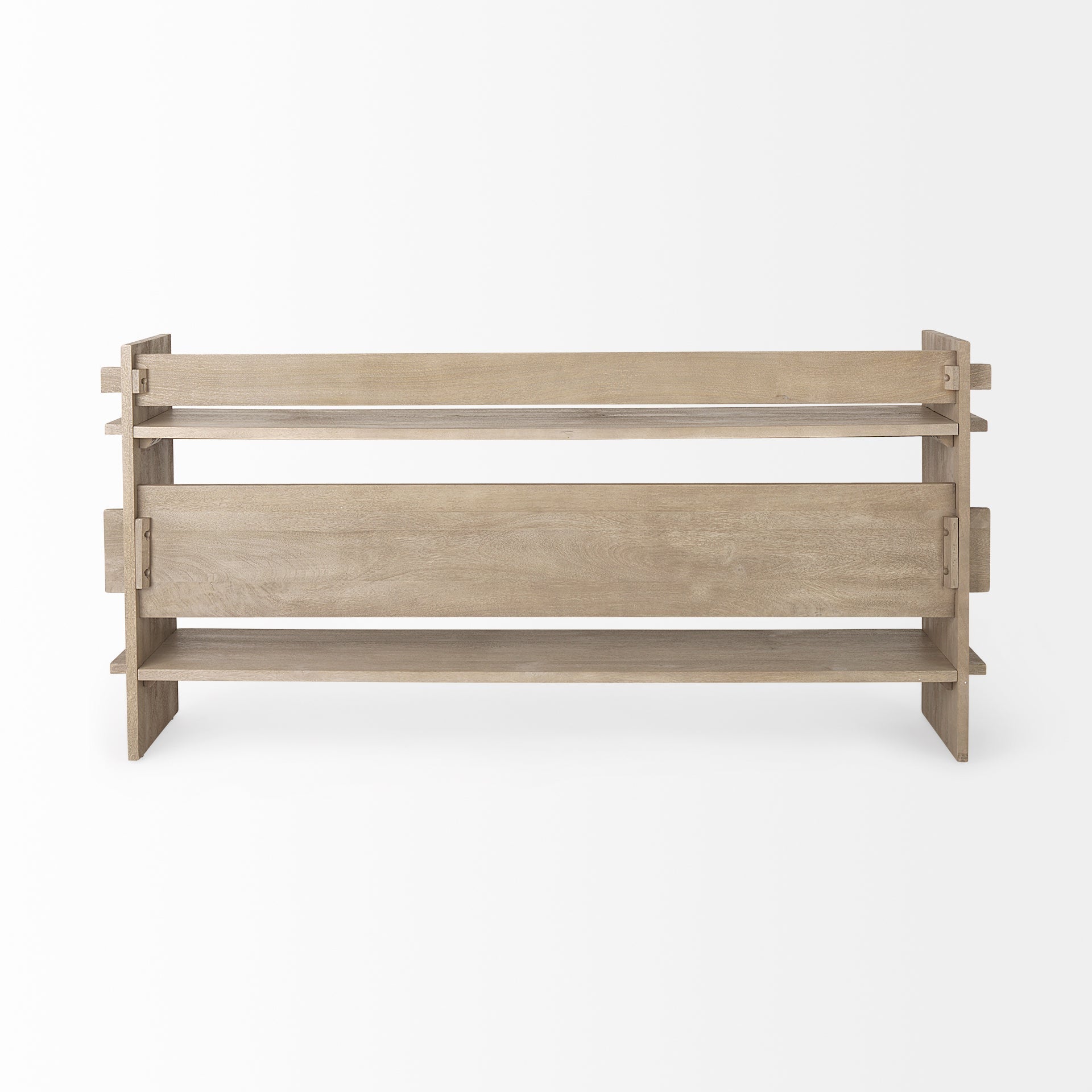 Mercana Aida 76" x 16" x 36" Solid Wood Console Table