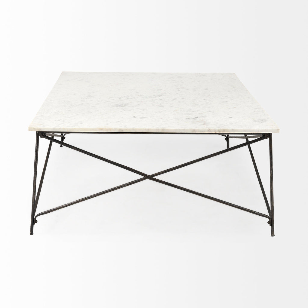Mercana Lorlei 53" x 35" x 15.5" Stone Coffee Table