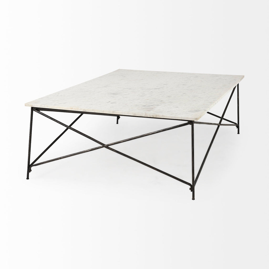 Mercana Lorlei 53" x 35" x 15.5" Stone Coffee Table
