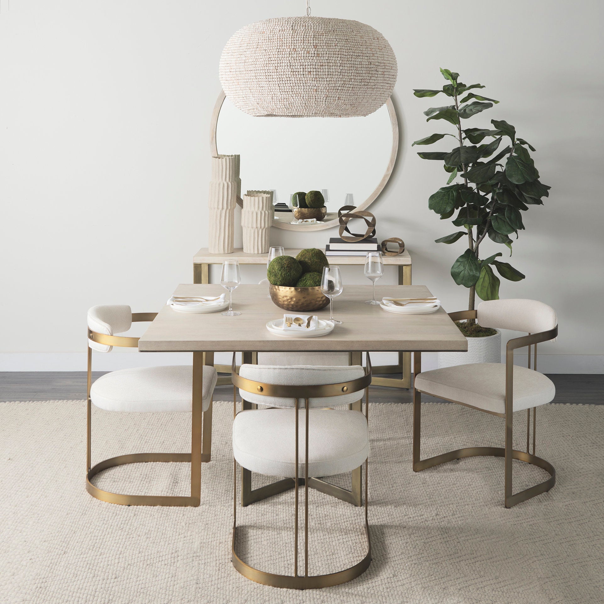 Mercana Faye 50" x 15" x 30" Iron Console Table