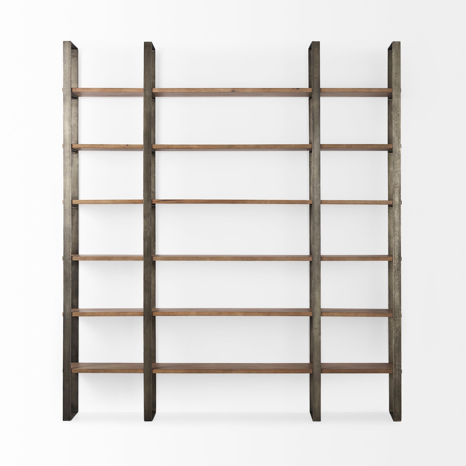 Mercana Taunton 80" x 10.5" x 90" Solid Wood Wall Shelf