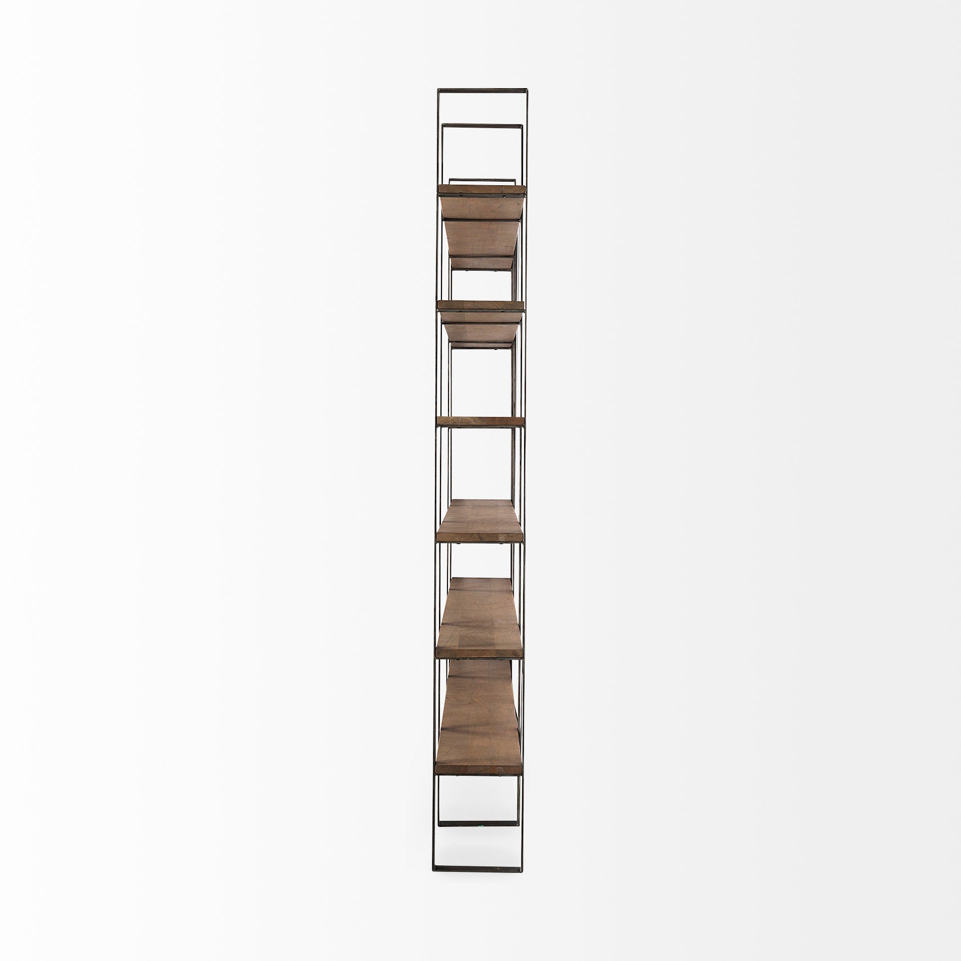 Mercana Taunton 80" x 10.5" x 90" Solid Wood Wall Shelf