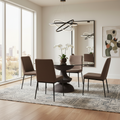 Mercana Crossman 60" x 60" x 30" Solid Wood Dining Table