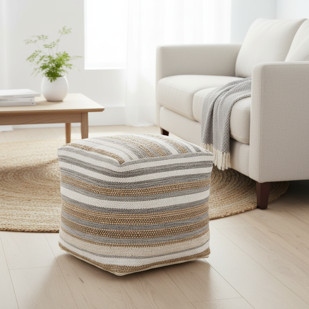 Mercana Aahana 16" x 16" x 16" Pouf