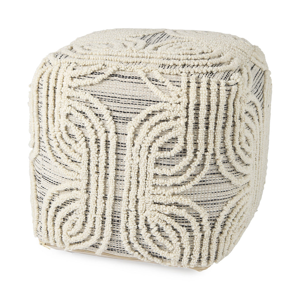 Mercana Amaya 16" x 16" x 16" Pouf