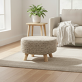 Mercana Bina 24" x 24" x 14" Wool Ottoman