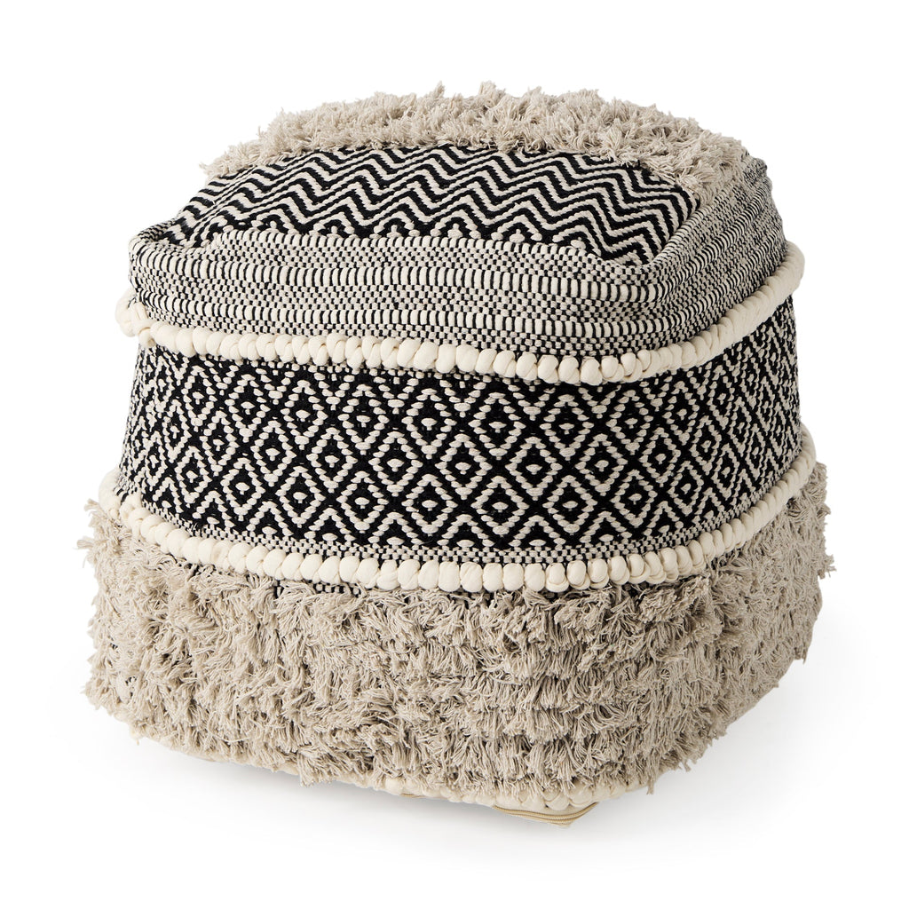 Mercana Darika 16" x 16" x 16" Pouf