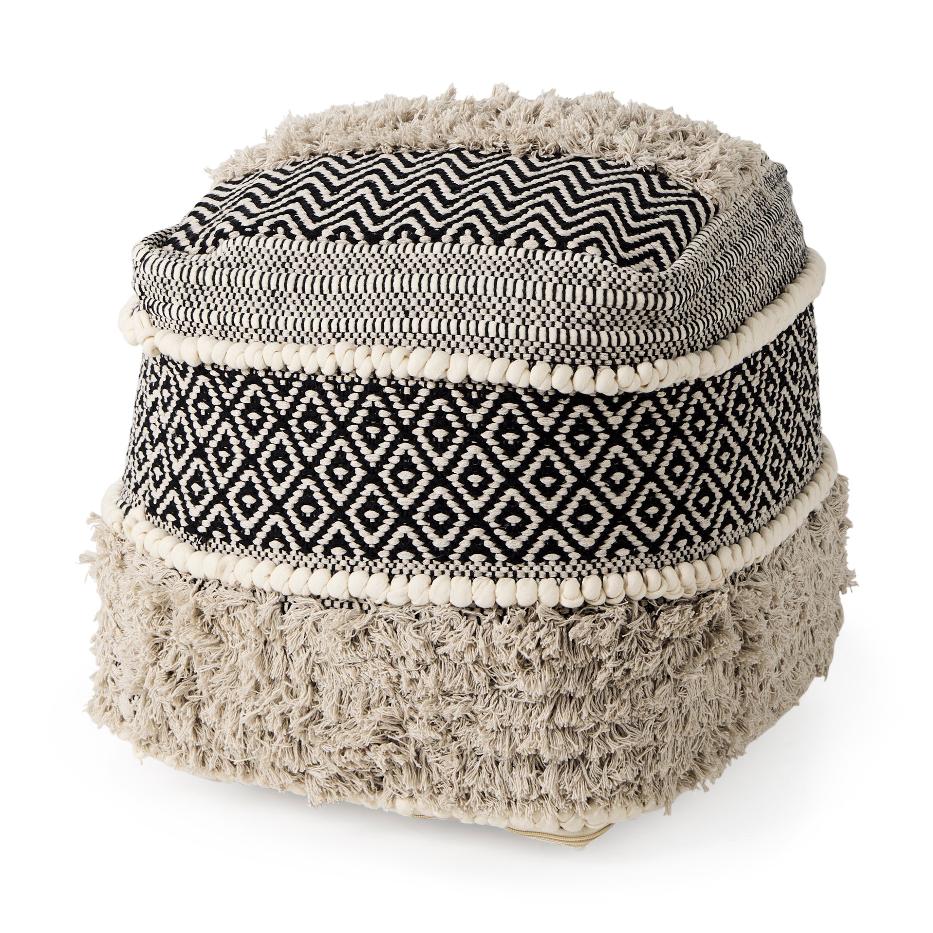 Mercana Darika 16" x 16" x 16" Pouf