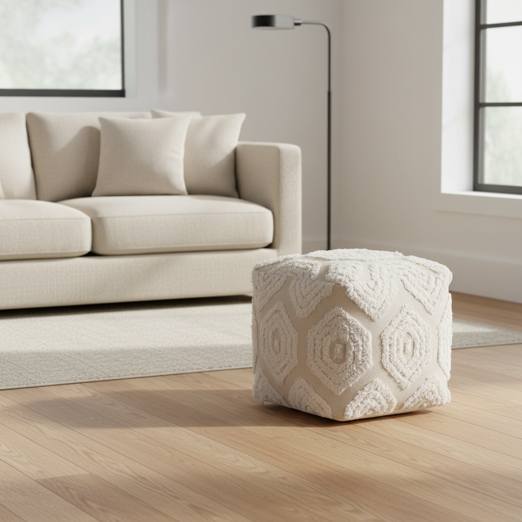 Mercana Ekanta 16" x 16" x 16" Pouf