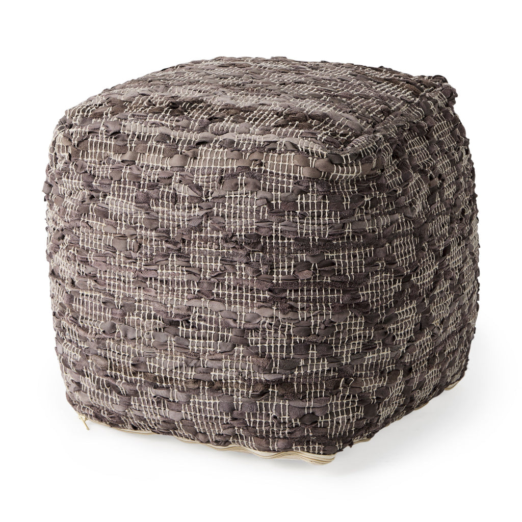 Mercana Falguni 16" x 16" x 16" Pouf