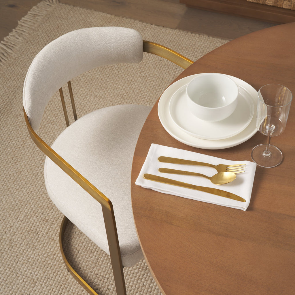 Mercana Hollyfield 20.5" x 21.3" x 29.5" Metal Dining Chair