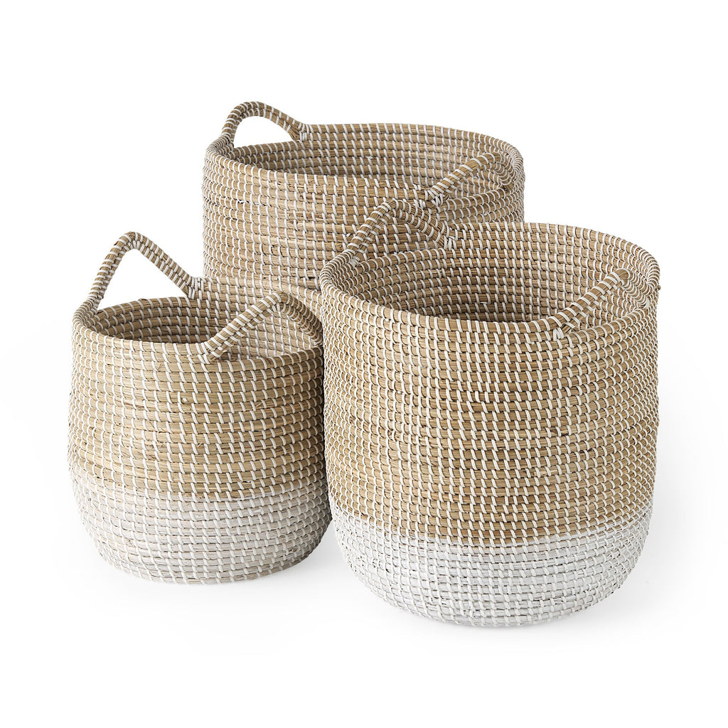 Mercana Maddie 15.7" x 15.7" x 17.3" Seagrass Basket