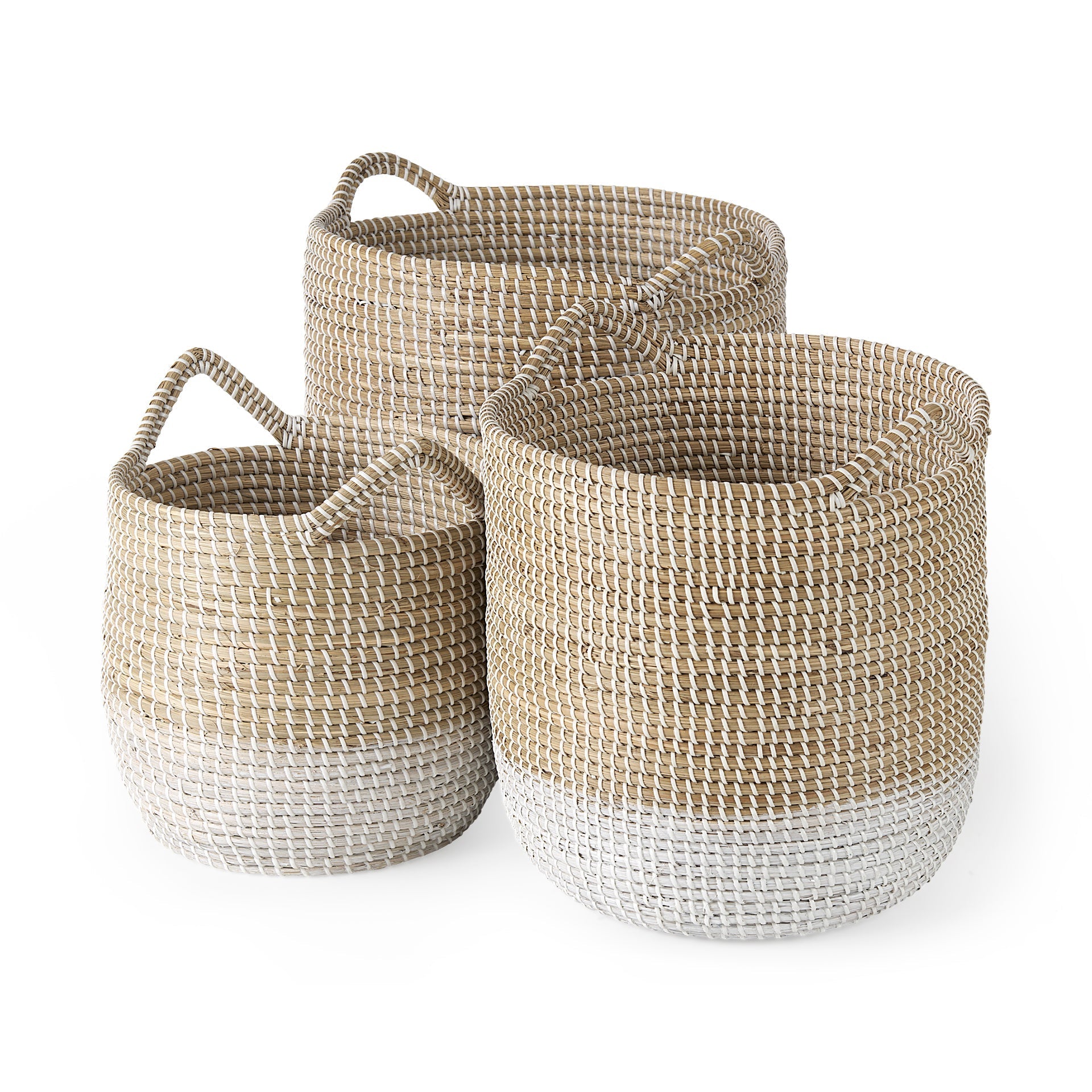 Mercana Maddie 15.7" x 15.7" x 17.3" Seagrass Basket