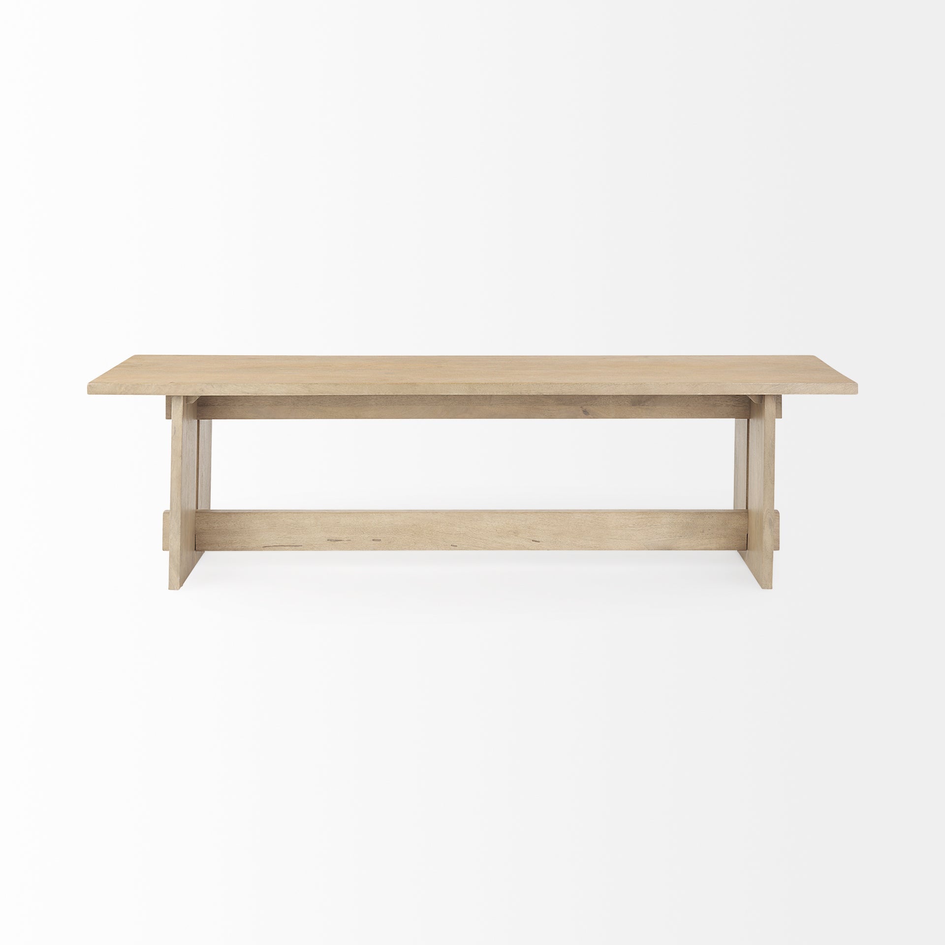 Mercana Aida 66" x 16" x 18" Solid Wood Bench