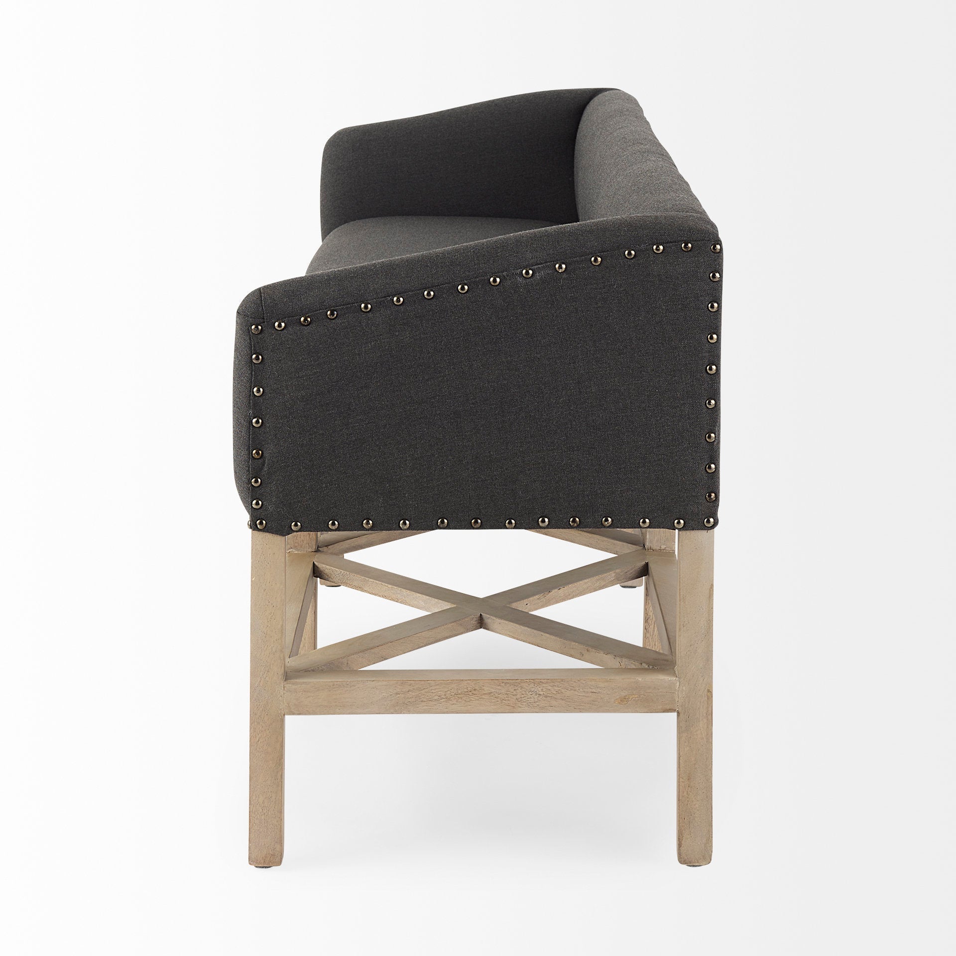 Mercana Bergen 60" x 19" x 25.5" Upholstered Bench