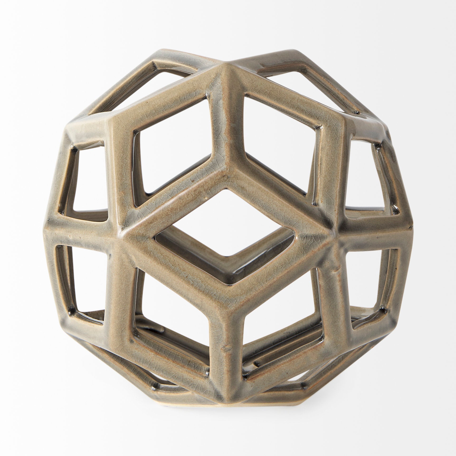 Mercana Geom 7.1" x 7.1" x 7.1" Metal Decorative Object