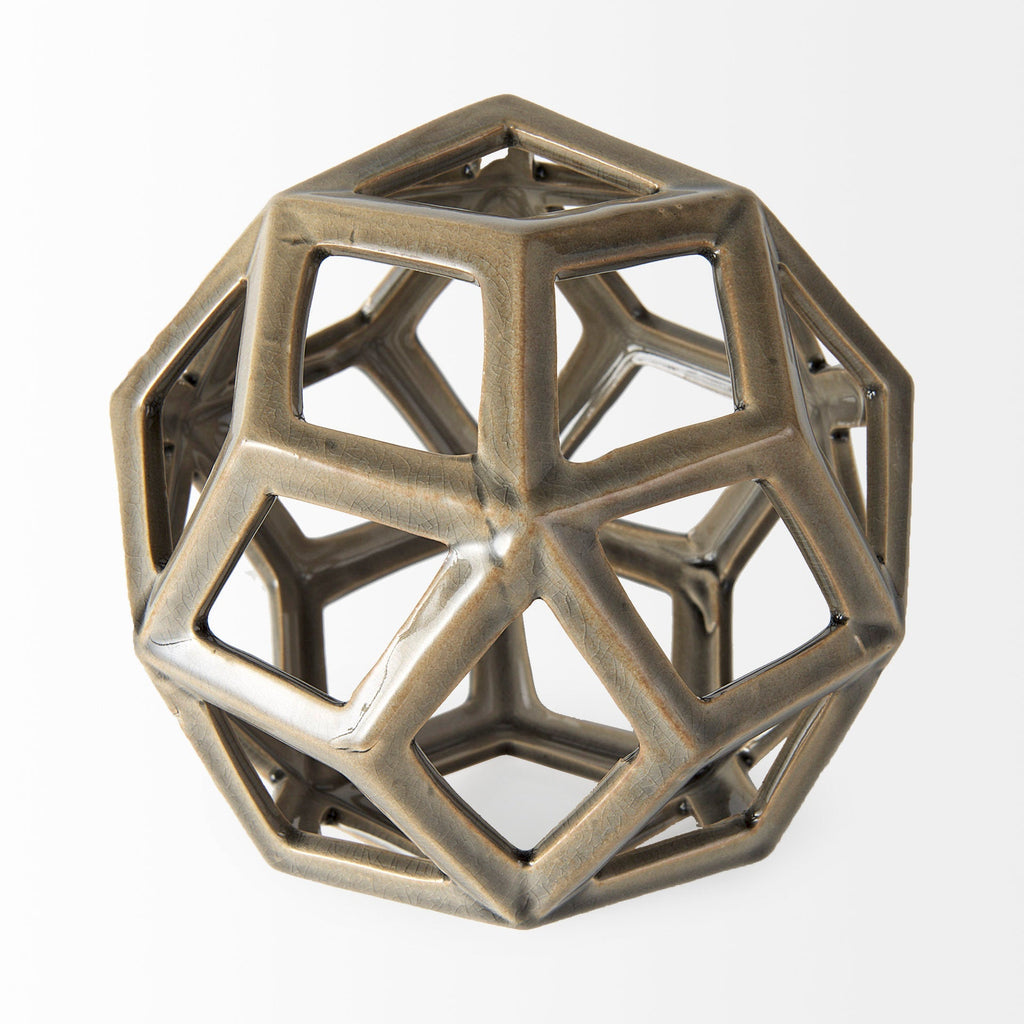 Mercana Geom 7.1" x 7.1" x 7.1" Metal Decorative Object