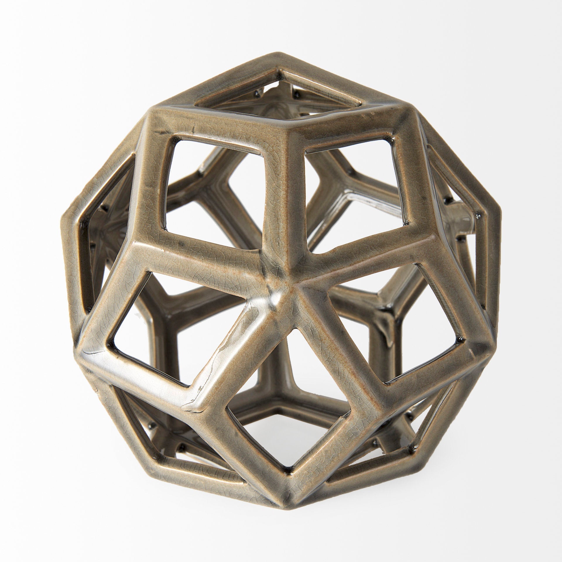 Mercana Geom 7.1" x 7.1" x 7.1" Metal Decorative Object