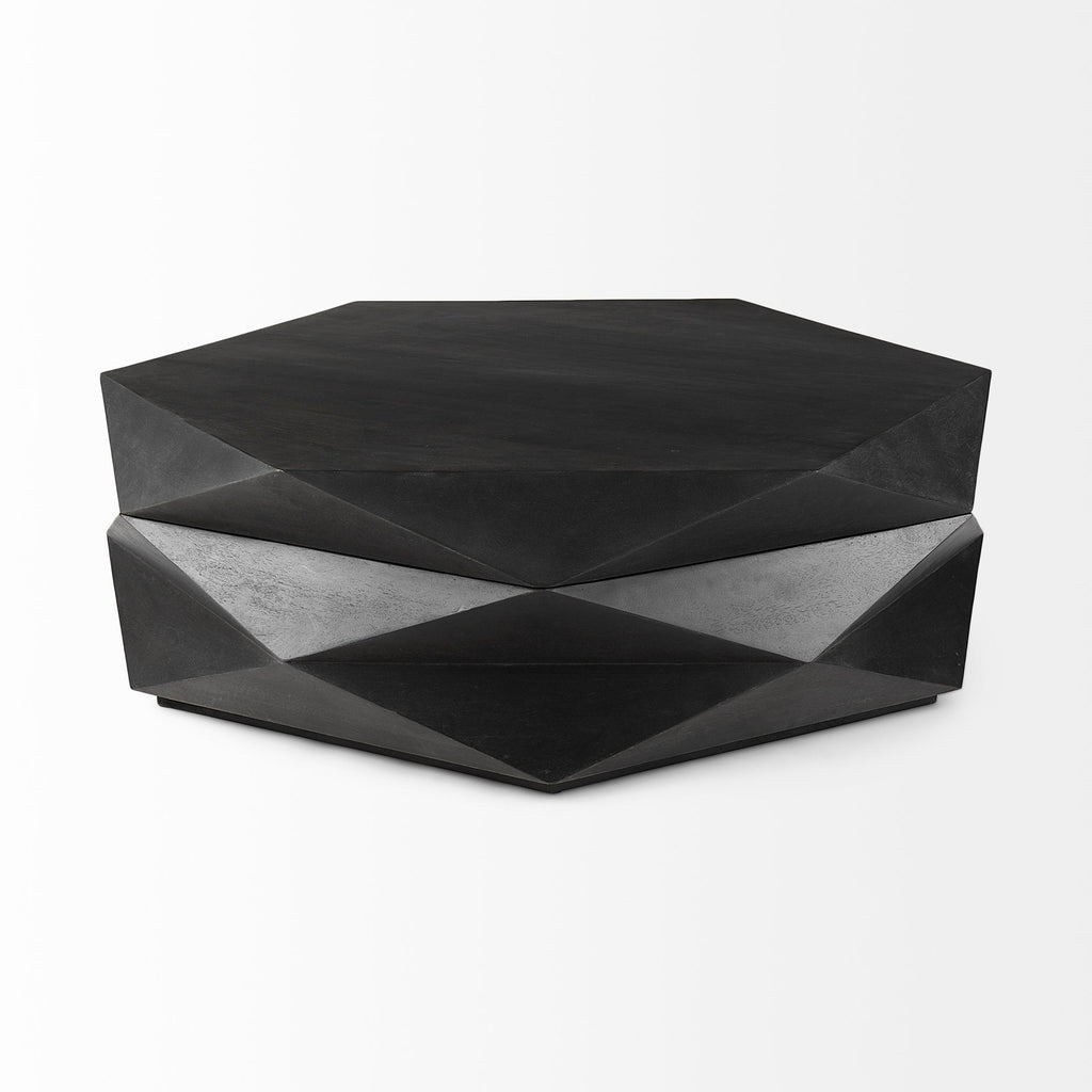 Mercana Arreto 48" x 48" x 15" Solid Wood Coffee Table