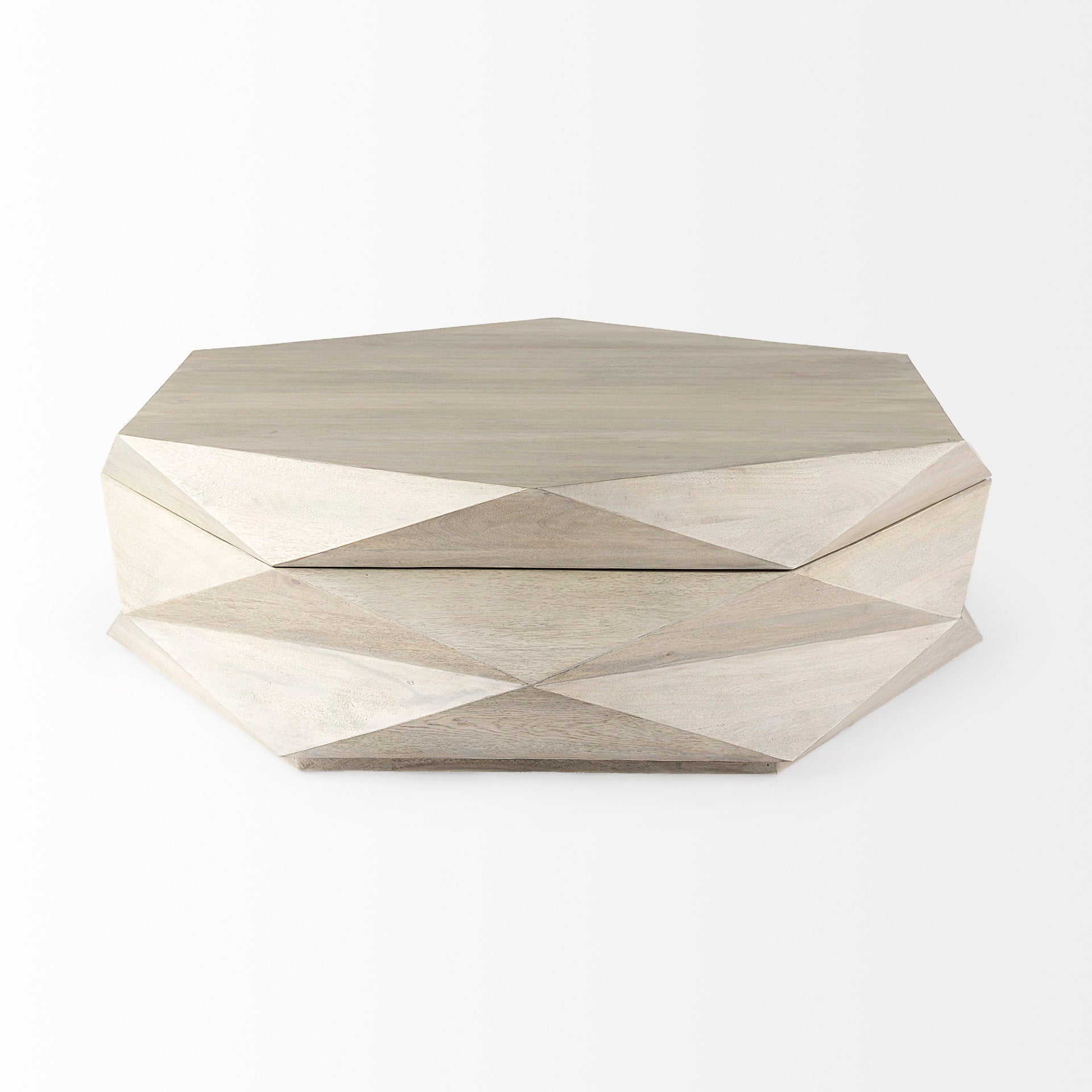 Mercana Arreto 48" x 48" x 15" Solid Wood Coffee Table