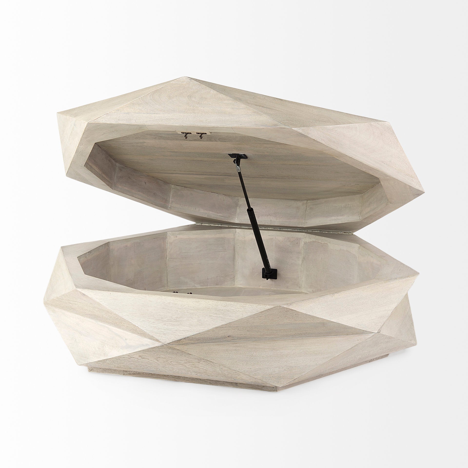 Mercana Arreto 48" x 48" x 15" Solid Wood Coffee Table