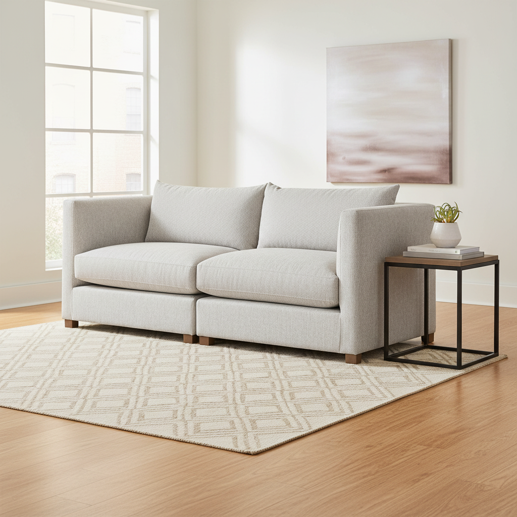 Mercana Valence 37.8" x 78" x 28.3" Modular Sofa Set