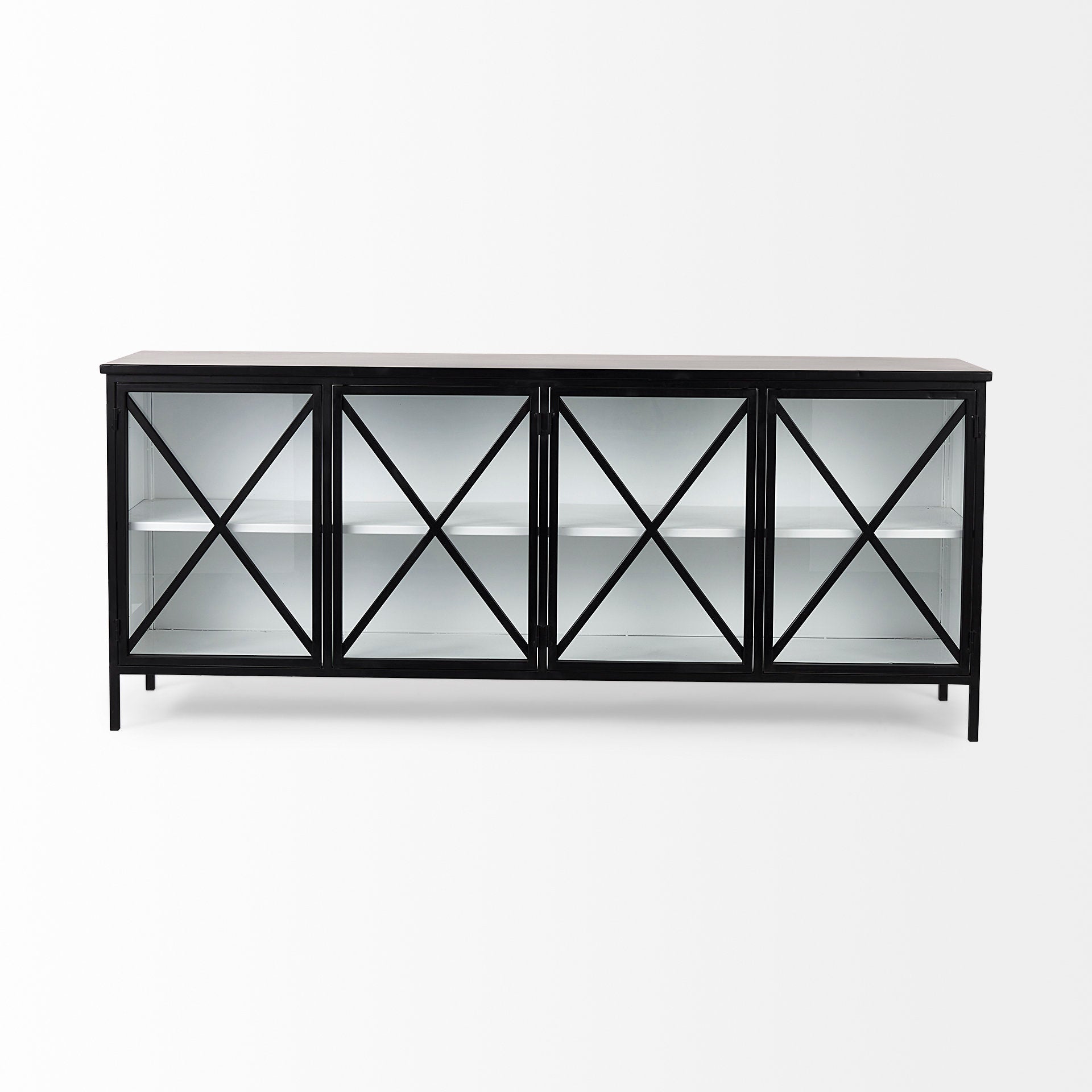 Mercana Aurelia 79" x 16" x 33" Iron Sideboard