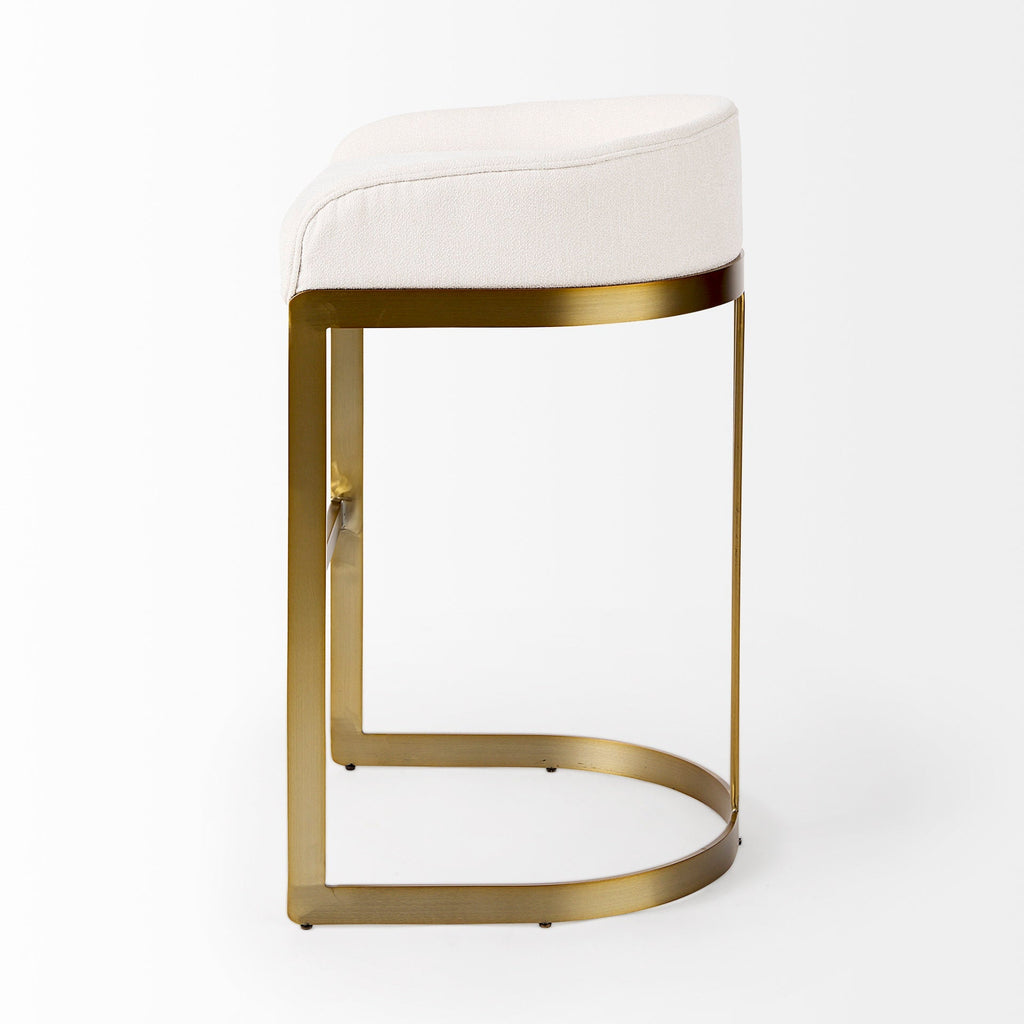 Mercana Hollyfield 20.5" x 19.7" x 32.7" Metal Stool