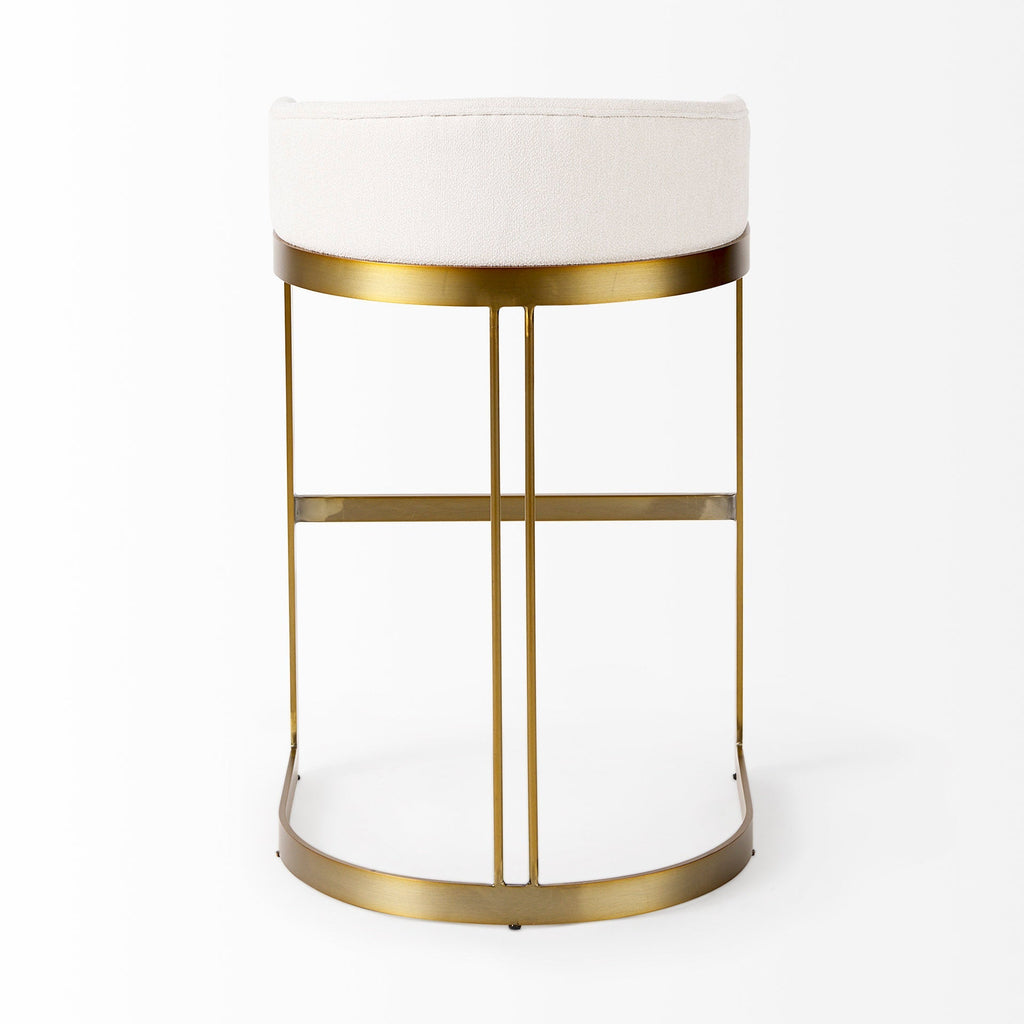Mercana Hollyfield 20.5" x 19.7" x 32.7" Metal Stool