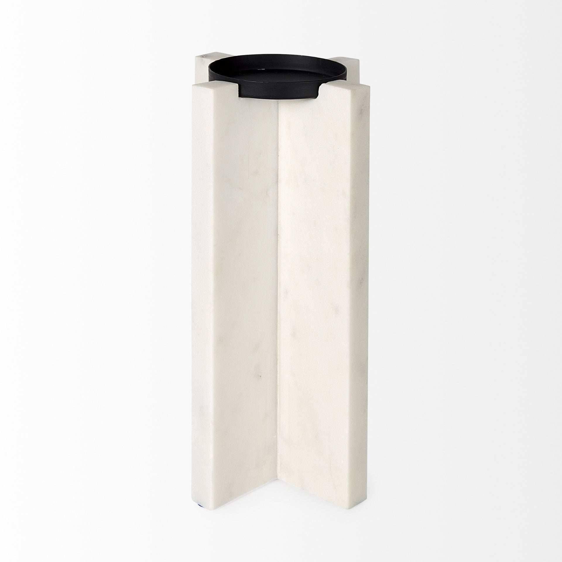 Mercana Sophia 5.5" x 3.5" x 10.5" Marble Candle Holder