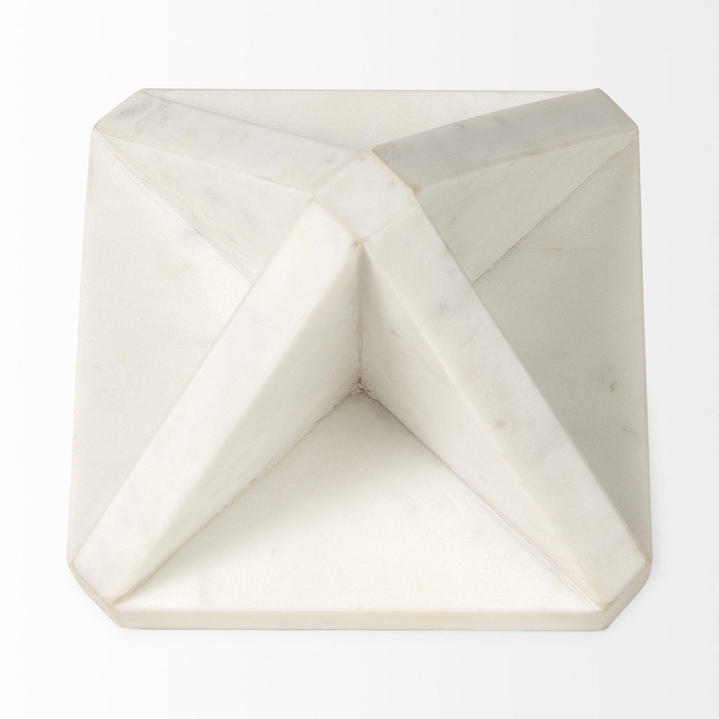 Mercana Sophia 5.5" x 5.5" x 8.5" Marble Decorative Object