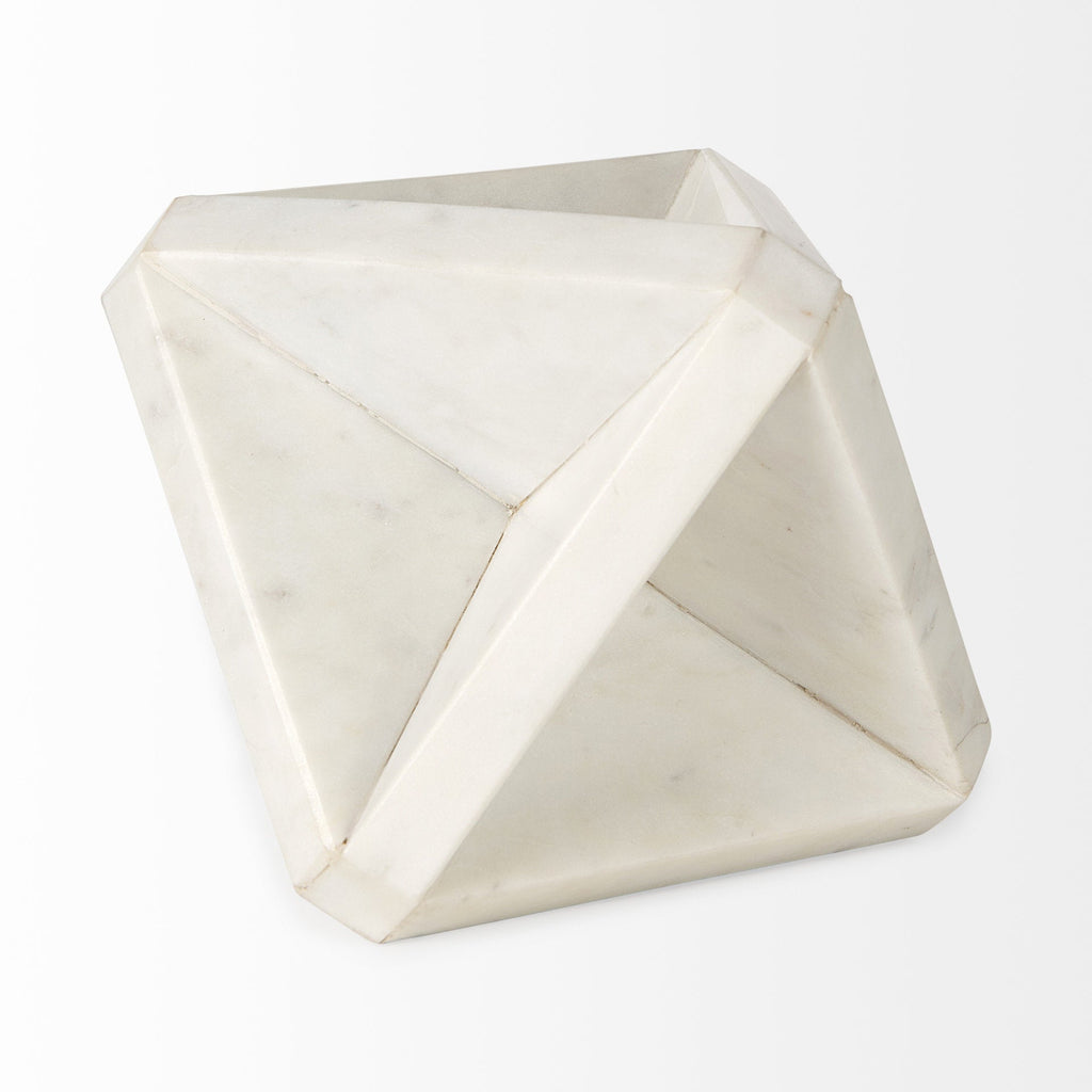 Mercana Sophia 5.5" x 5.5" x 8.5" Marble Decorative Object