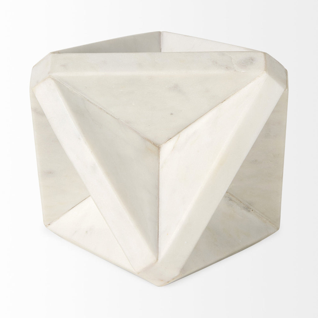 Mercana Sophia 5.5" x 5.5" x 8.5" Marble Decorative Object