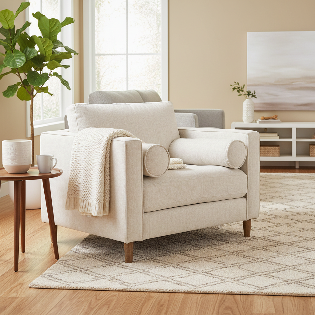 Mercana Loretta 40.7" x 36.2" x 33.9" Fabric Side Chair