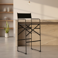 Mercana Direttore 19.3" x 20" x 44.1" Metal Stool
