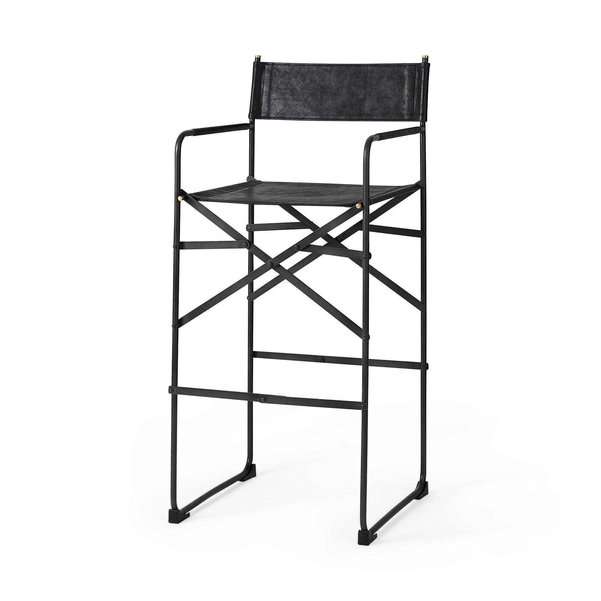 Mercana Direttore 19.3" x 20" x 44.1" Metal Stool