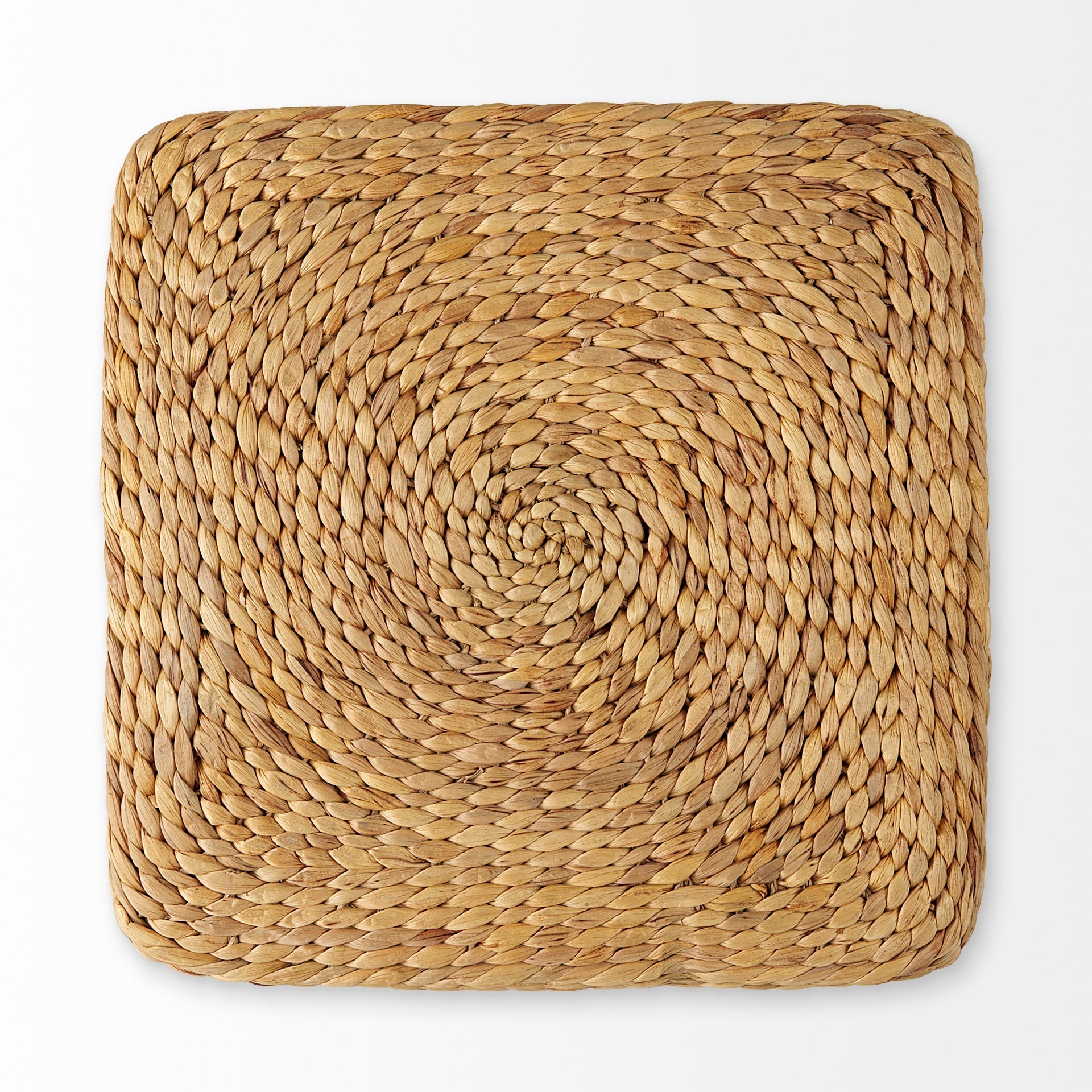 Mercana Maya 17.7" x 17.7" x 17.7" Seagrass Pouf - Square