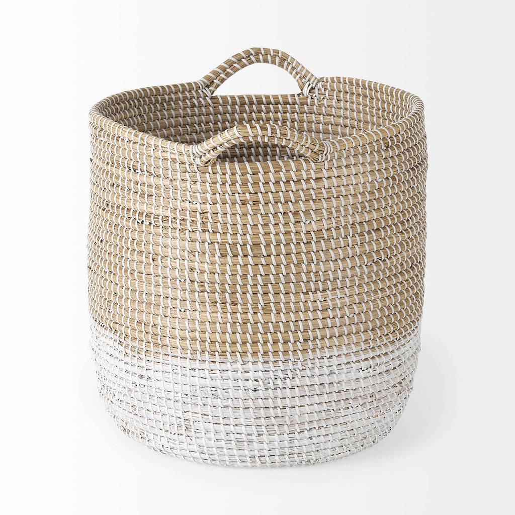 Mercana Maddie 15.7" x 15.7" x 17.3" Seagrass Basket