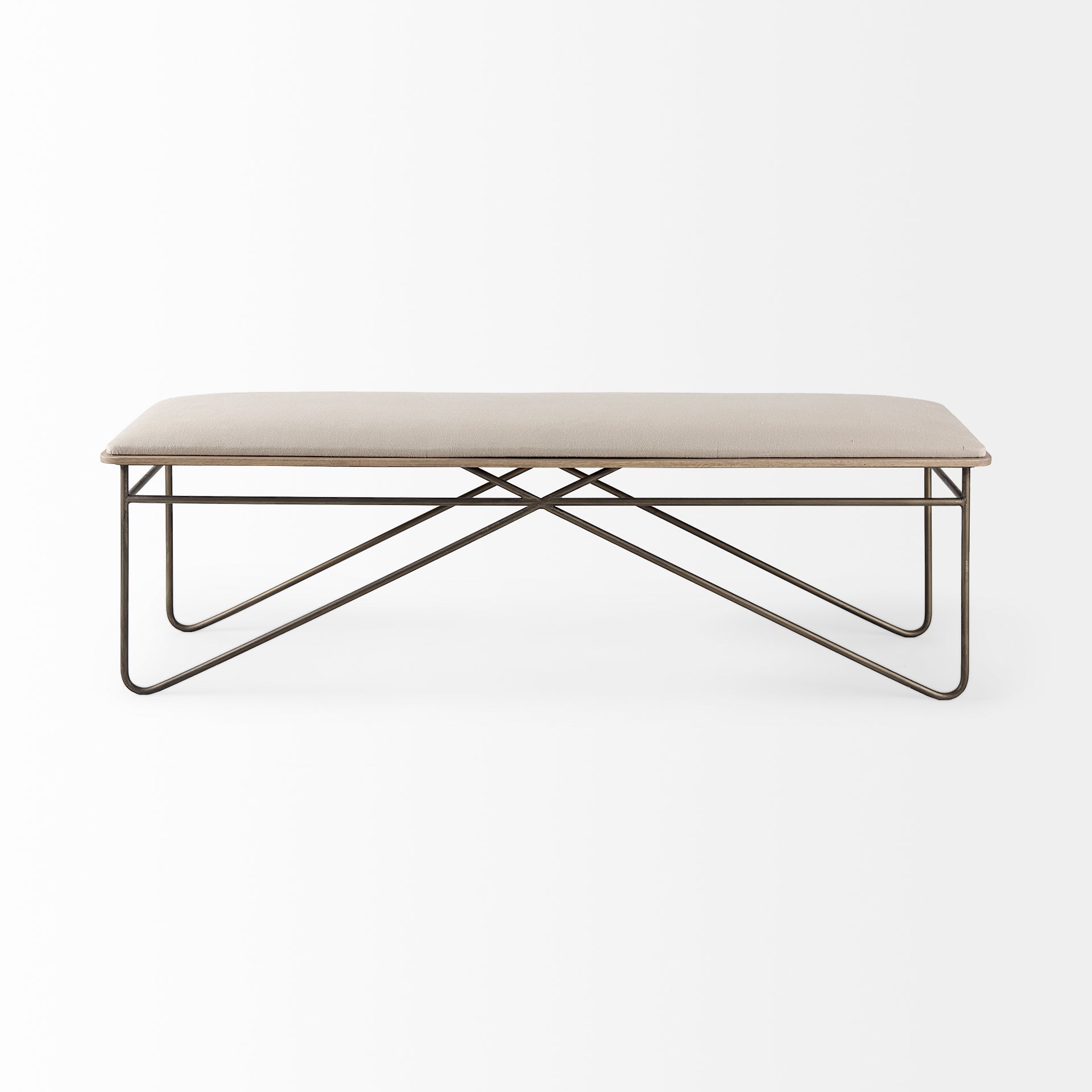 Mercana Camille 55.5" x 16" x 17" Bench