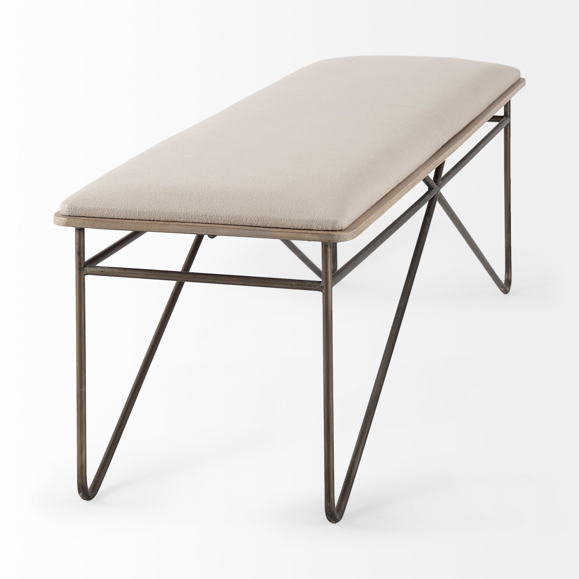 Mercana Camille 55.5" x 16" x 17" Bench