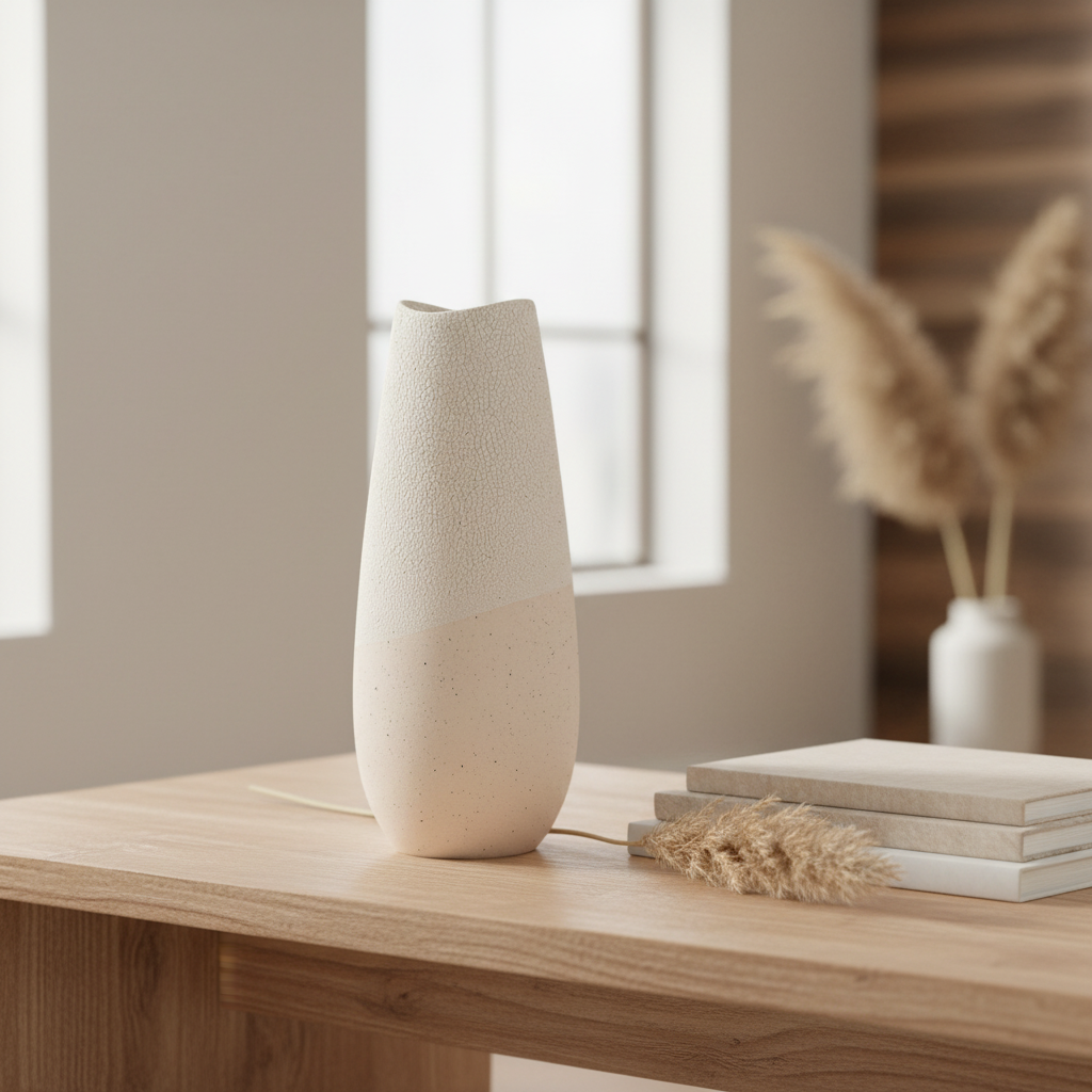 Mercana Salar 5.9" x 5.9" x 14" Ceramic Vase