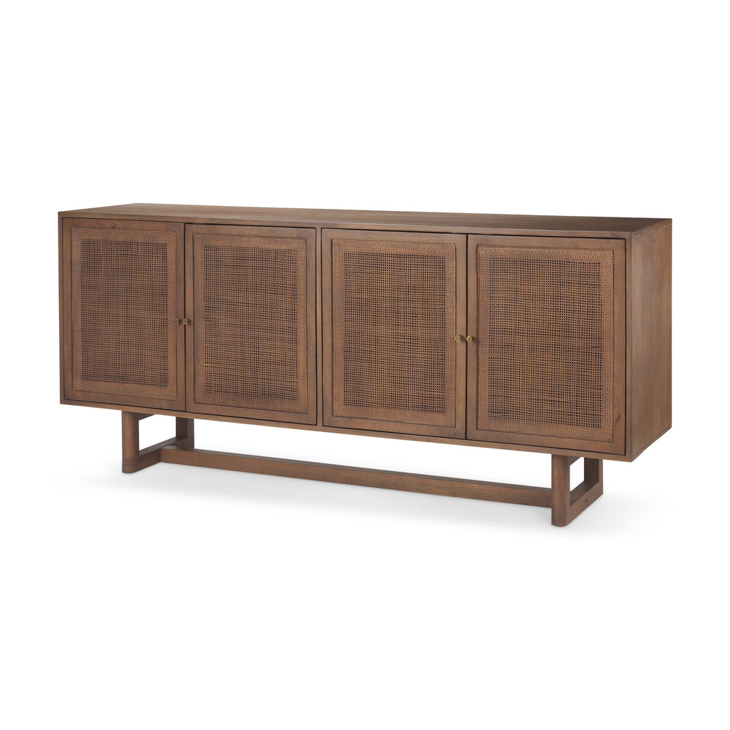 Mercana Grier 72" x 18" x 31" Solid Wood Sideboard