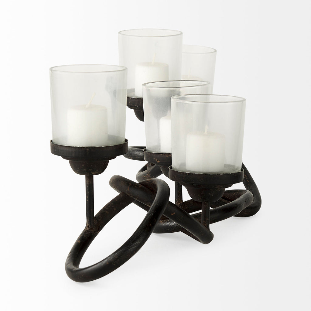 Mercana Quito 7.7" x 28" x 4.7" Candle Holder