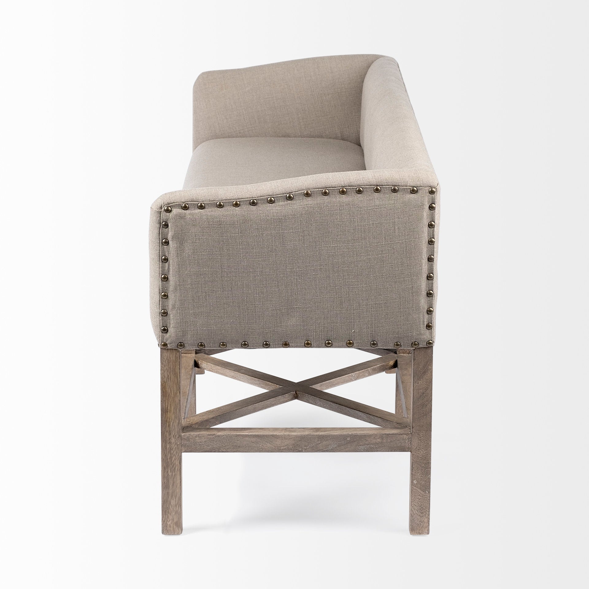 Mercana Bergen 60" x 19" x 25.5" Upholstered Bench
